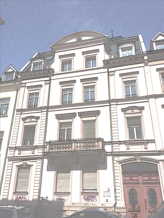 Aktuelles Foto des Hauses Belfortstraße 17.